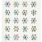 12 Packs: 20 ct. (240 total) Clear Iridescent Bling Flower Stickers by Recollections™
